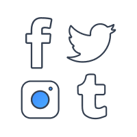 Social Media Icons by POWR